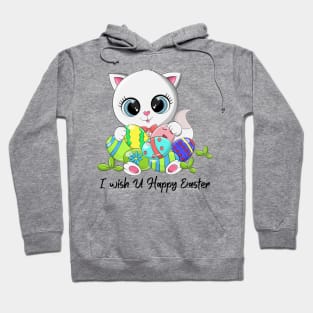 CUTE KITTY/ I Wish You Happy Easter Hoodie